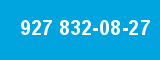 927 832-08-27 927 832-08-27